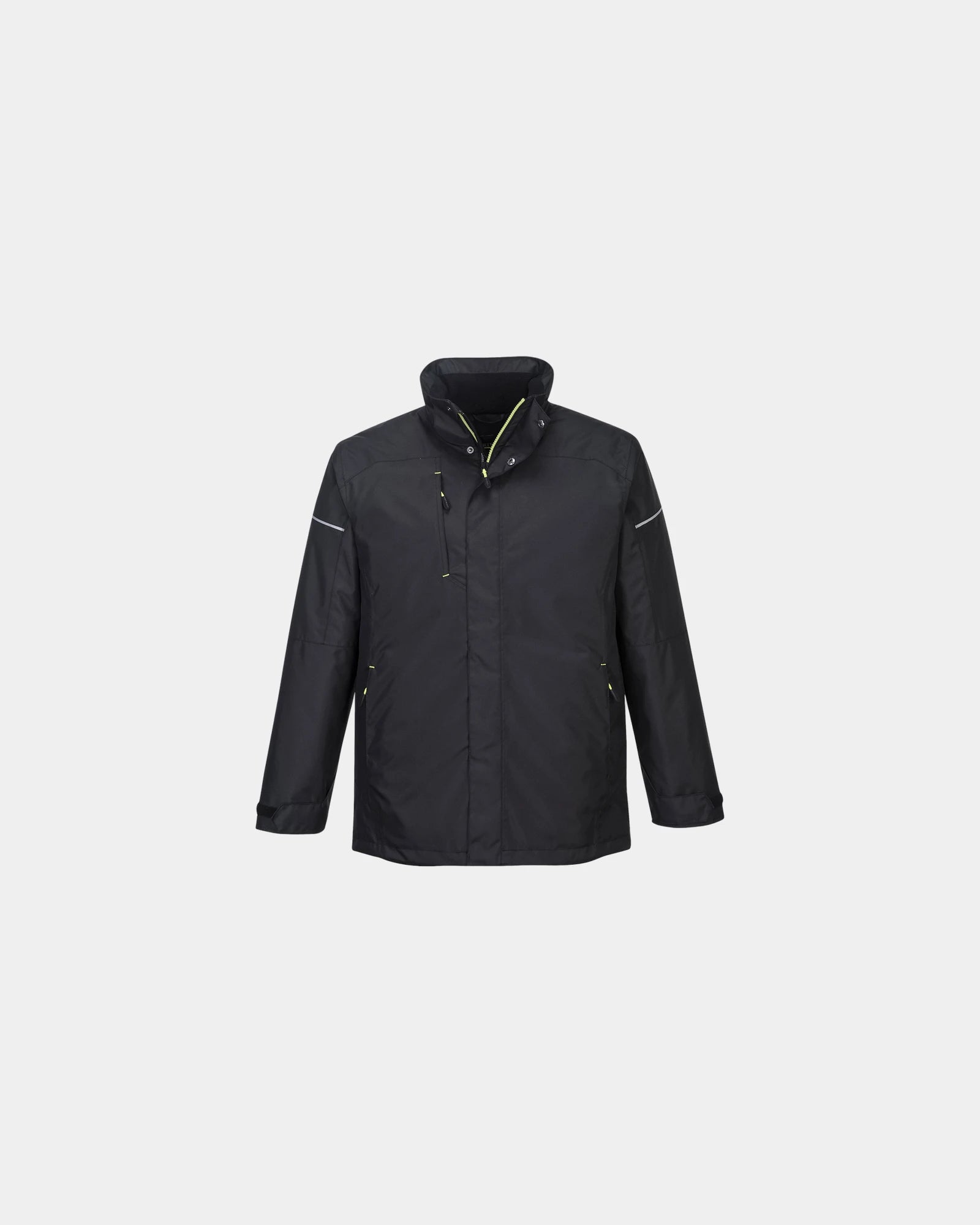Parka PW3 S3 HRO schwarz-blau zum Personalisieren - Schwarz-Himmelblau