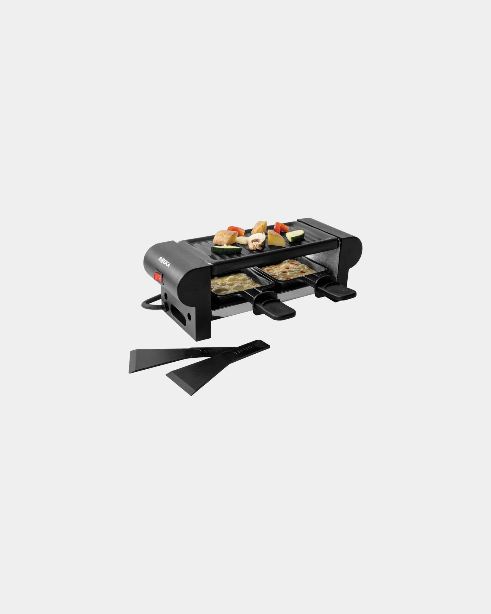 Raclettegerät Boska Mini 220V zum Personalisieren - Schwarz