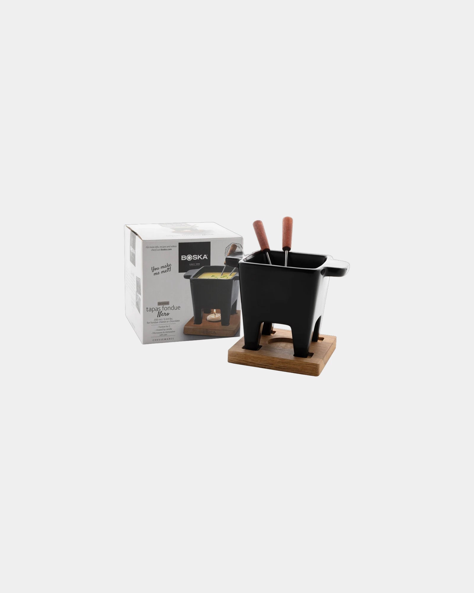 Fondue-Set Keramik Boska Tapas Nero zum Personalisieren - 3