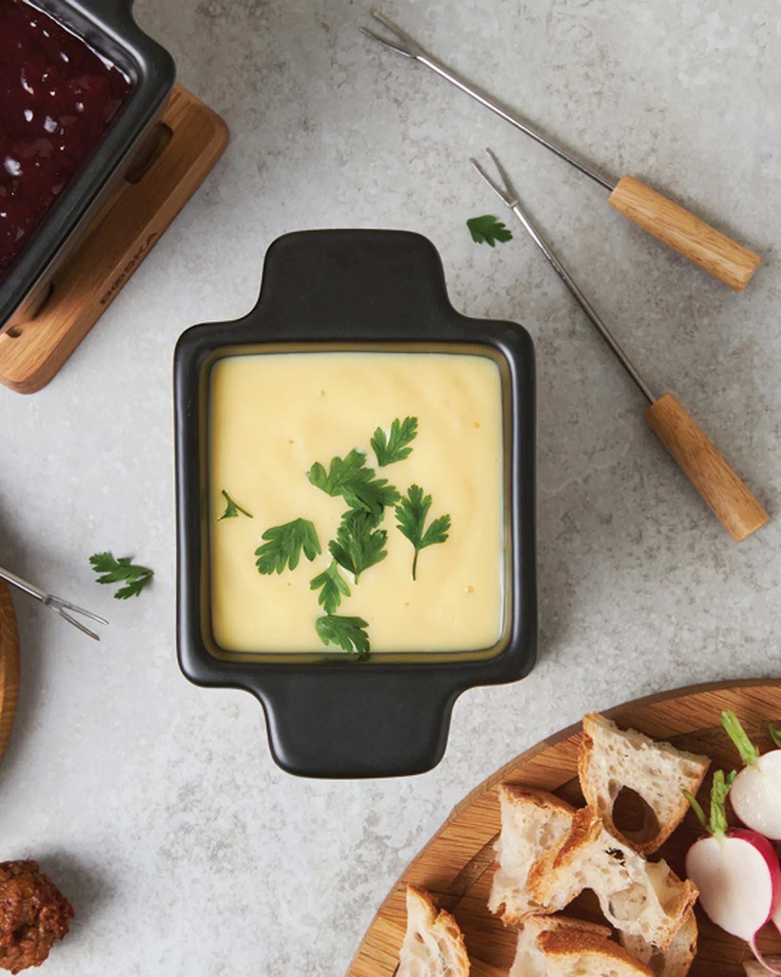 Fondue-Set Keramik Boska Tapas Nero zum Personalisieren - 5