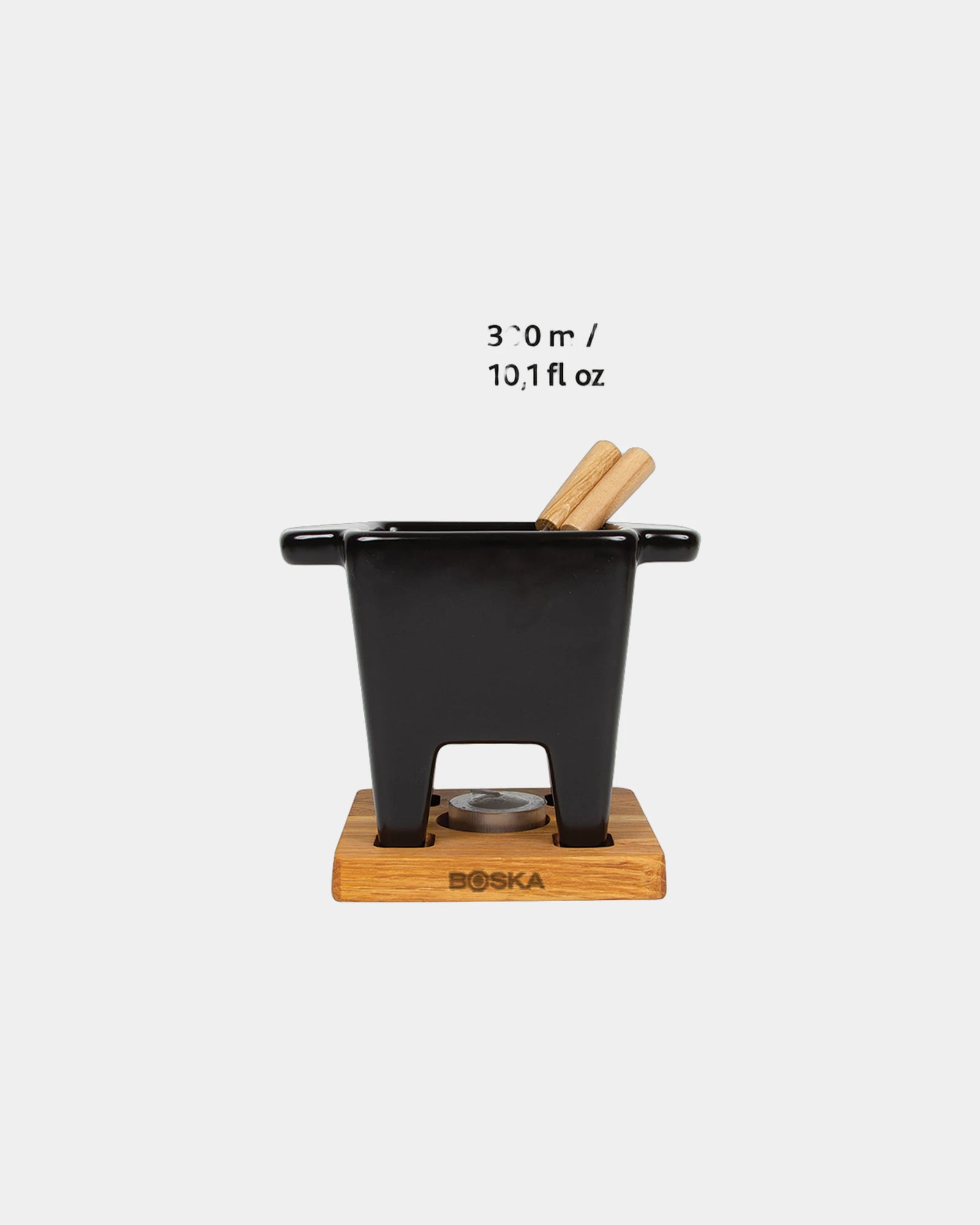 Fondue-Set Keramik Boska Tapas Nero zum Personalisieren - 2