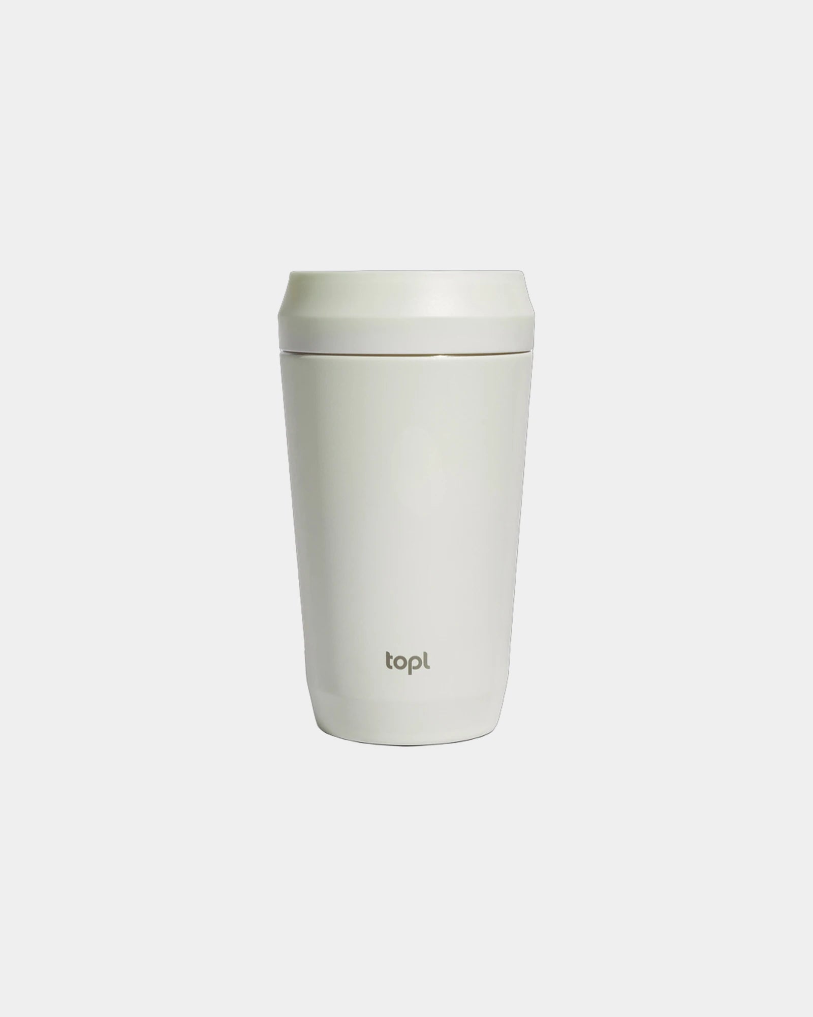 Mug 354 ml Edelstahl recycelt Topl zum Personalisieren - Weiß