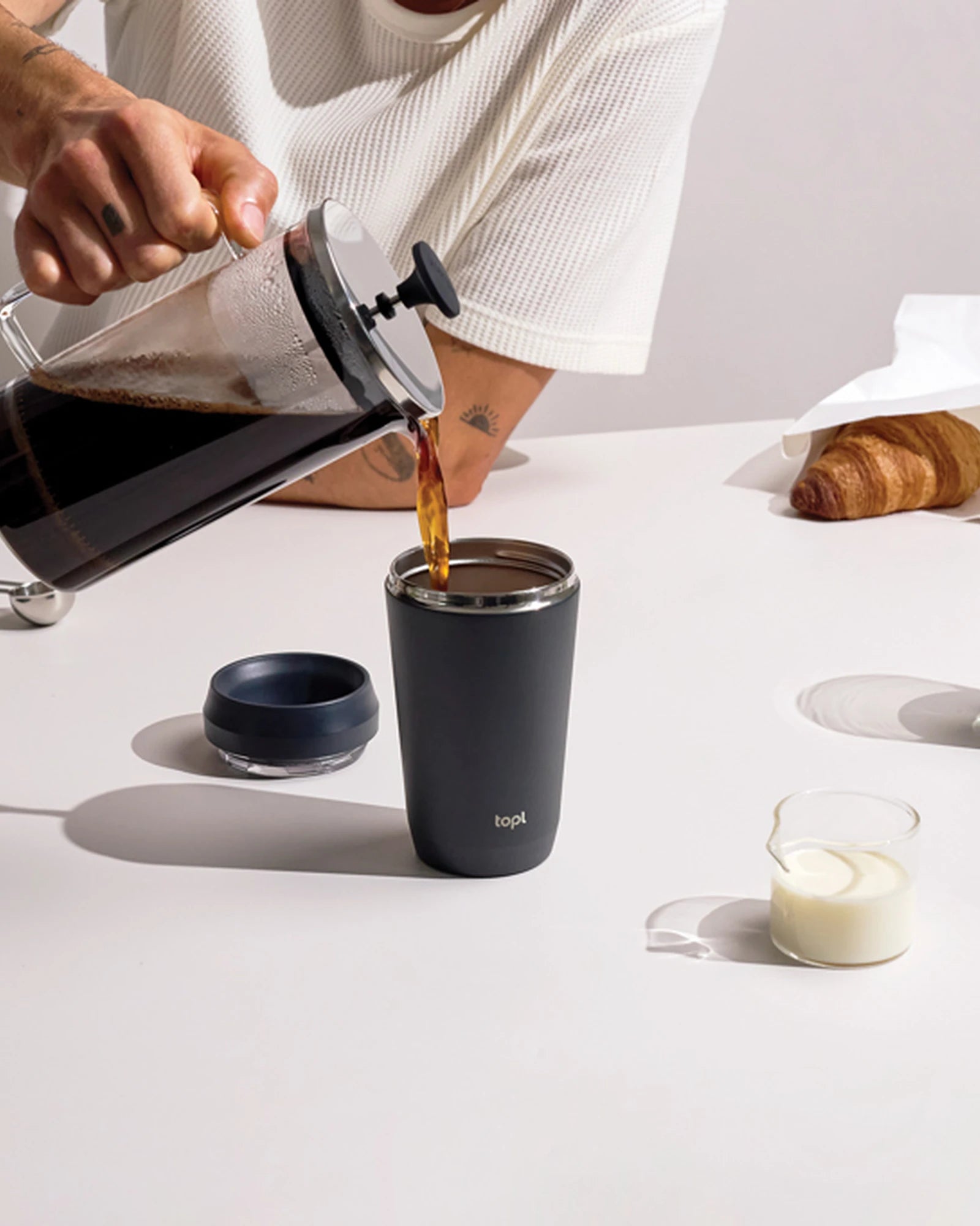 Mug 354 ml Edelstahl recycelt Topl zum Personalisieren - 3