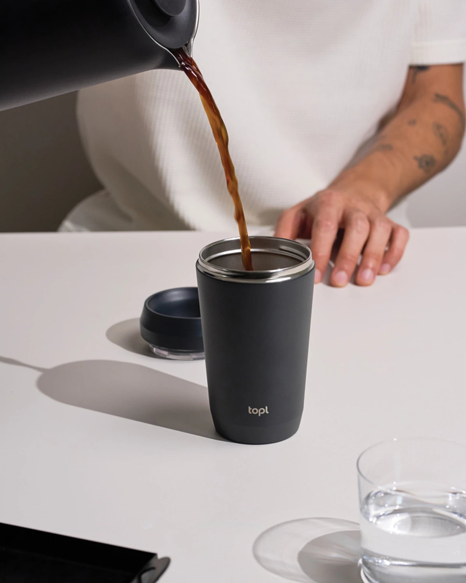 Mug 354 ml Edelstahl recycelt Topl zum Personalisieren - 4