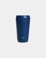 Mug 354 ml Edelstahl recycelt Topl zum Personalisieren - Marineblau