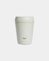 Mug 235 ml Edelstahl recycelt Topl zum Personalisieren - Weiß
