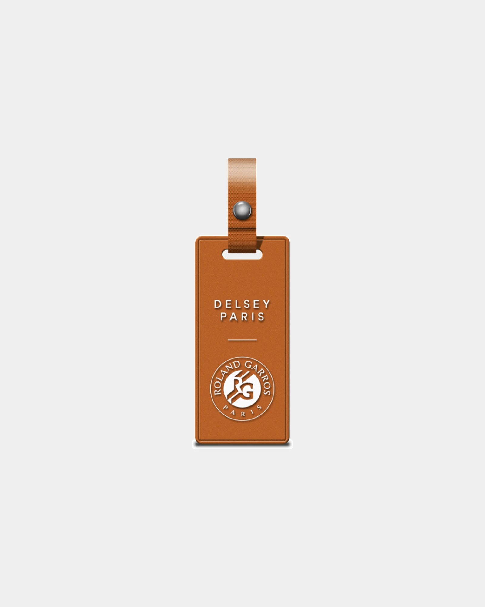 Porte Adresse Nylon und Silikon zum Personalisieren - Orange