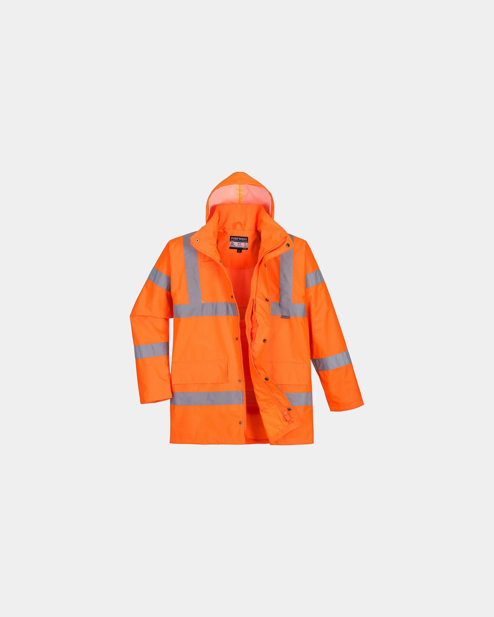 Parka Hi Vis respirant Portwest zum Personalisieren - Orange