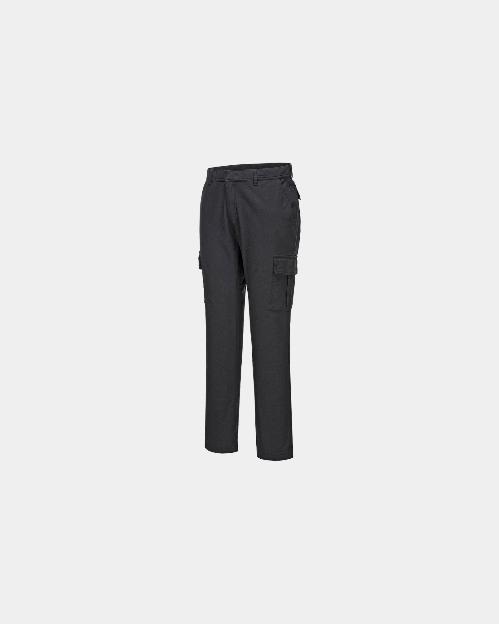 Pantalon Stretch Portwest S231 zum Personalisieren - Schwarz-Himmelblau