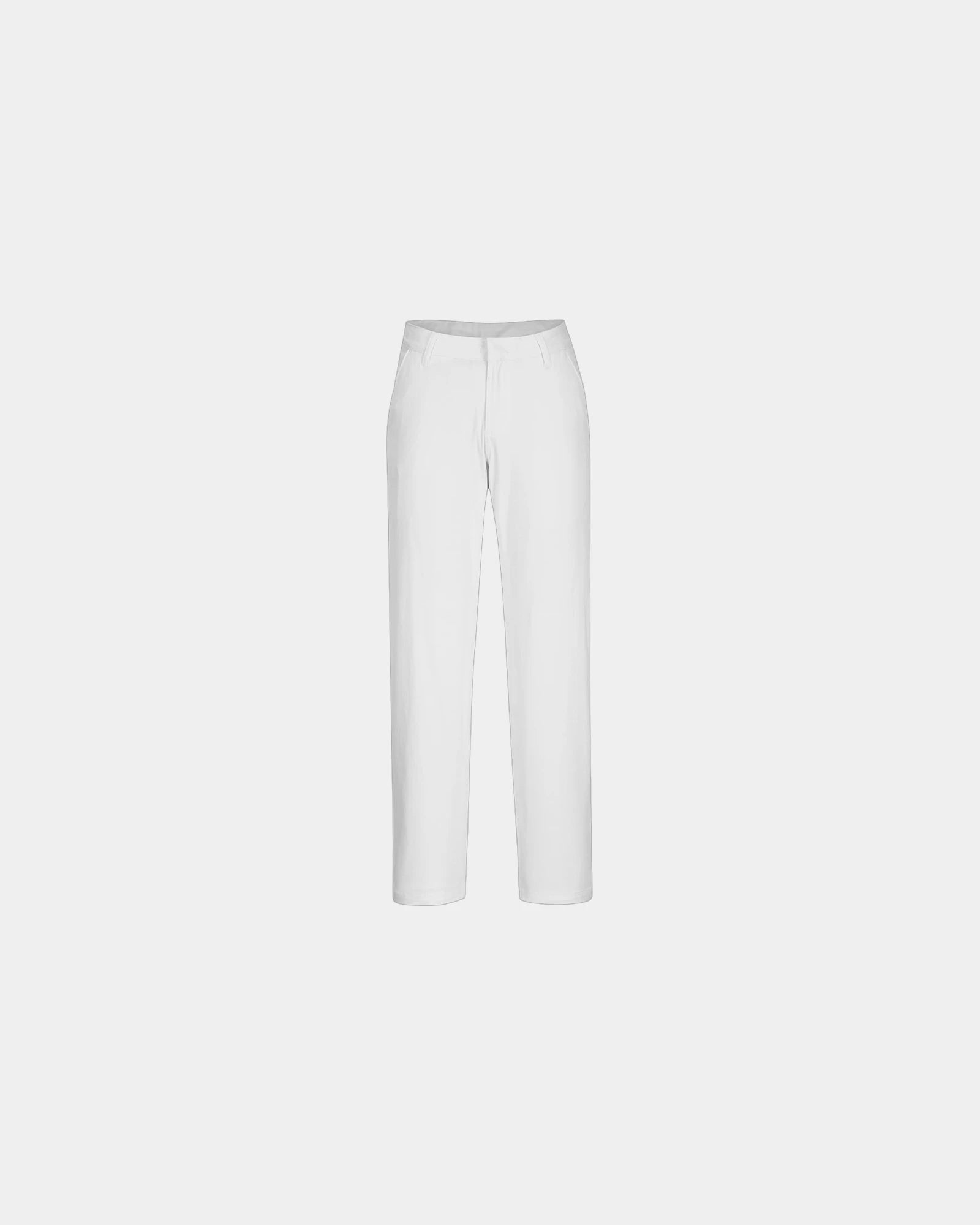 Damen Chino Slim aus Stretch Baumwolle zum Personalisieren - Weiß