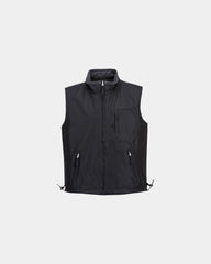 Bodywarmer Polyester Ripstop Portwest zum Personalisieren - Schwarz-Himmelblau