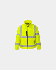 Softshelljacke Classic Hi-Vis zum Personalisieren - Gelb
