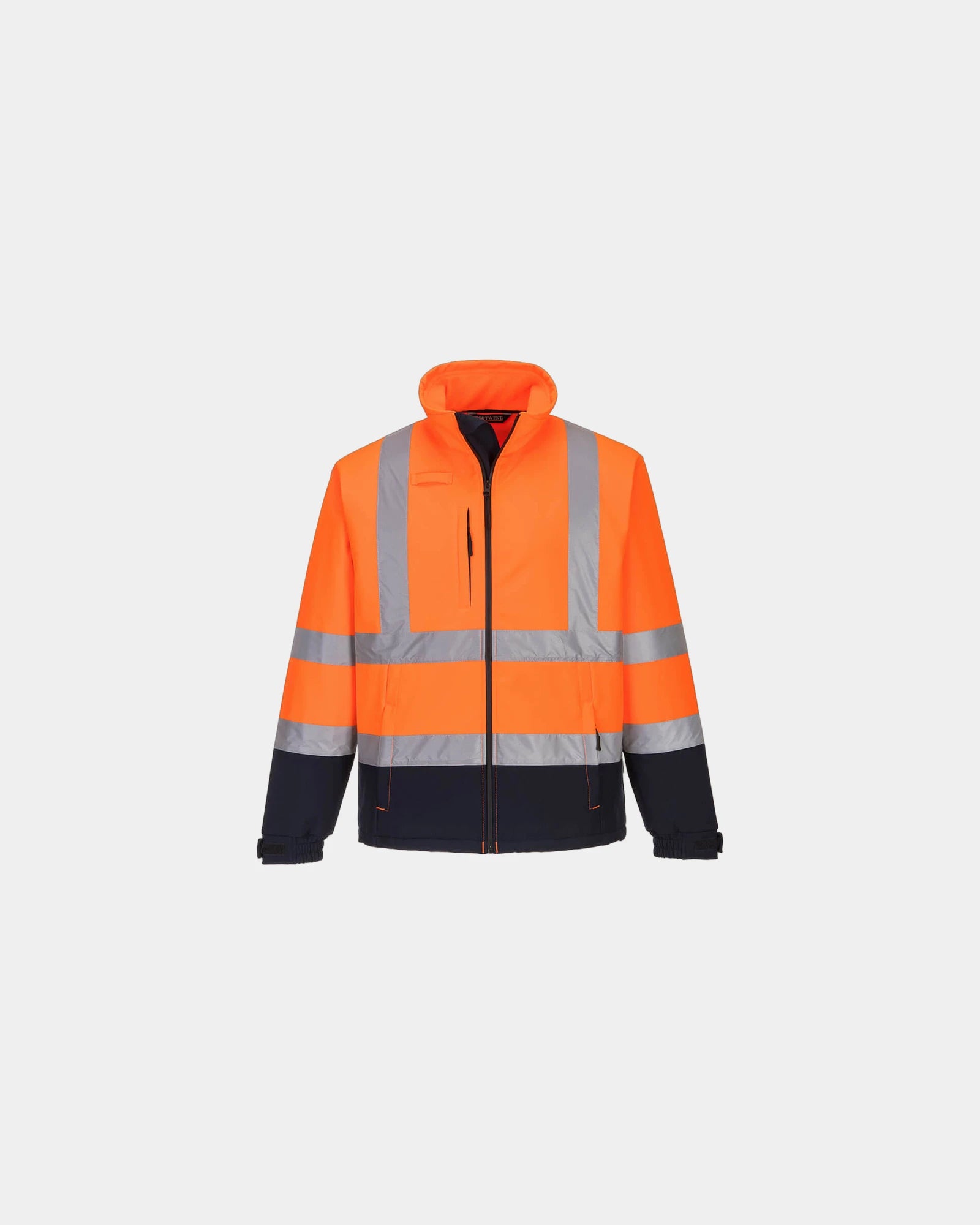 Softshelljacke bicolor Hi-Vis zum Personalisieren - Orange