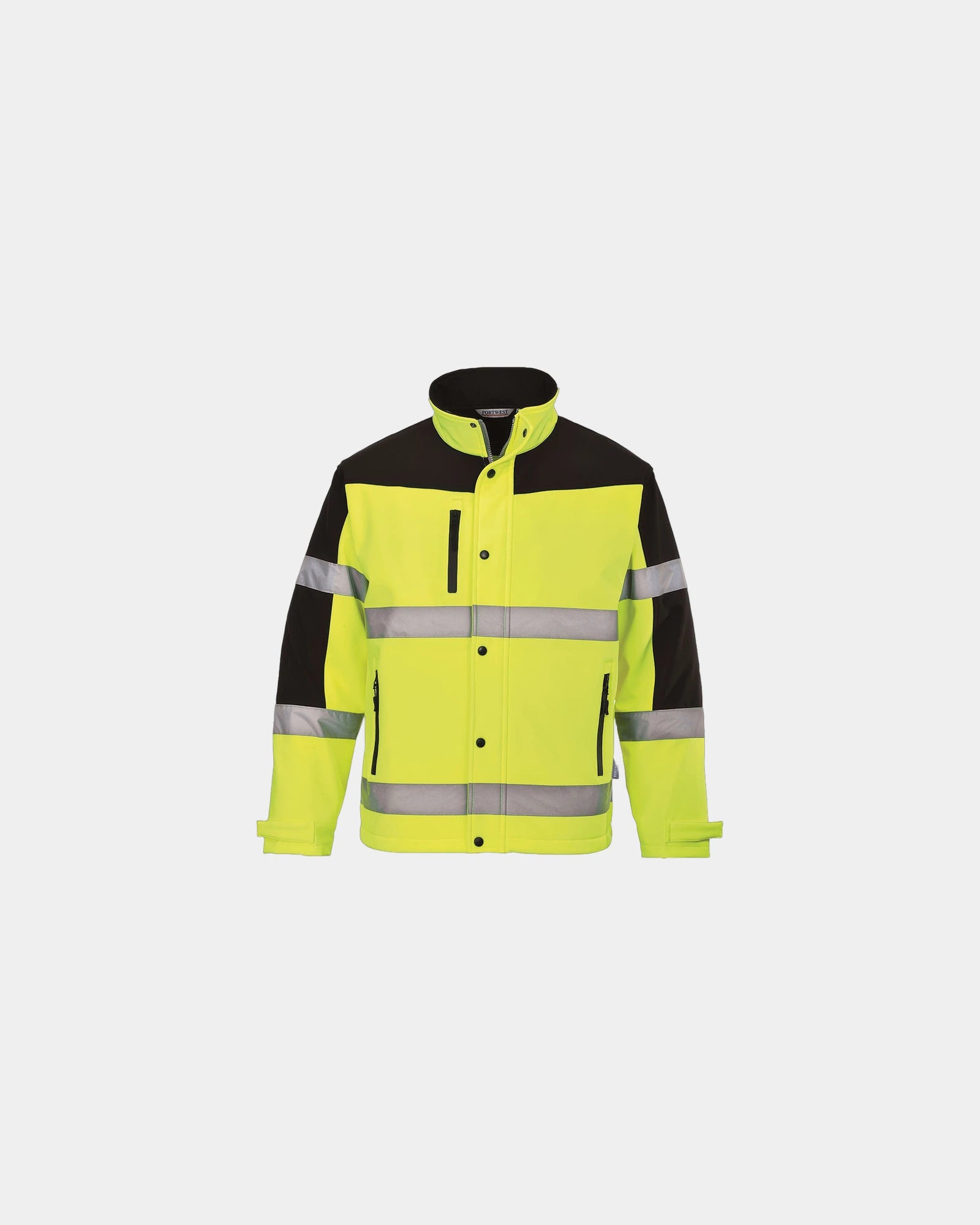 Softshelljacke Bicolore Portwest zum Personalisieren - Gelb