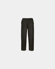 Regenhose Classic zum Personalisieren - Schwarz-Himmelblau