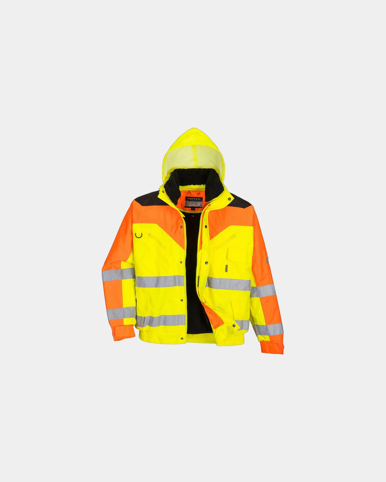 Blouson Polyester Oxford 300D Portwest Contrast Plus zum Personalisieren - Gelb