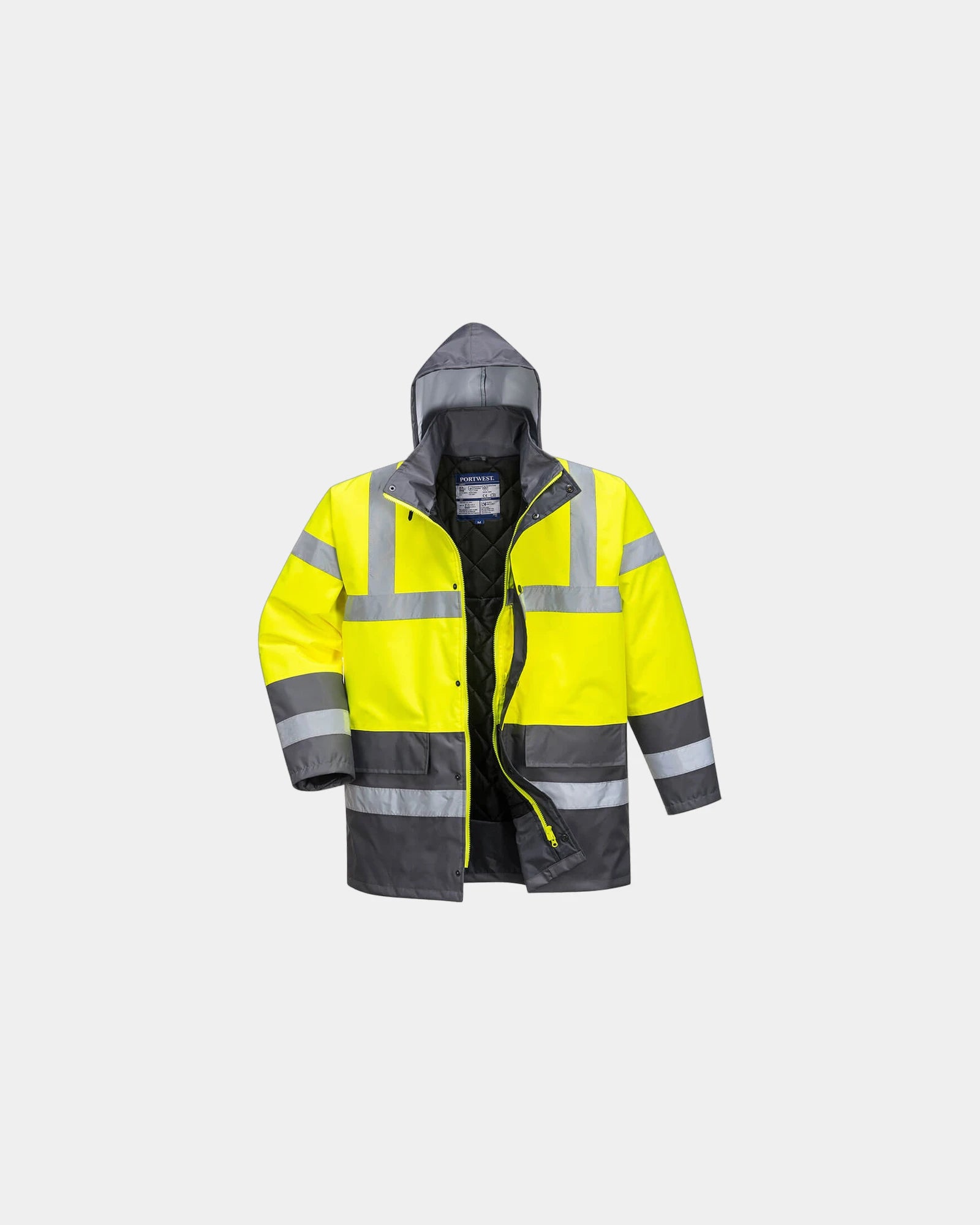 Parka Bicolore Traffic zum Personalisieren - Gelb-Grün