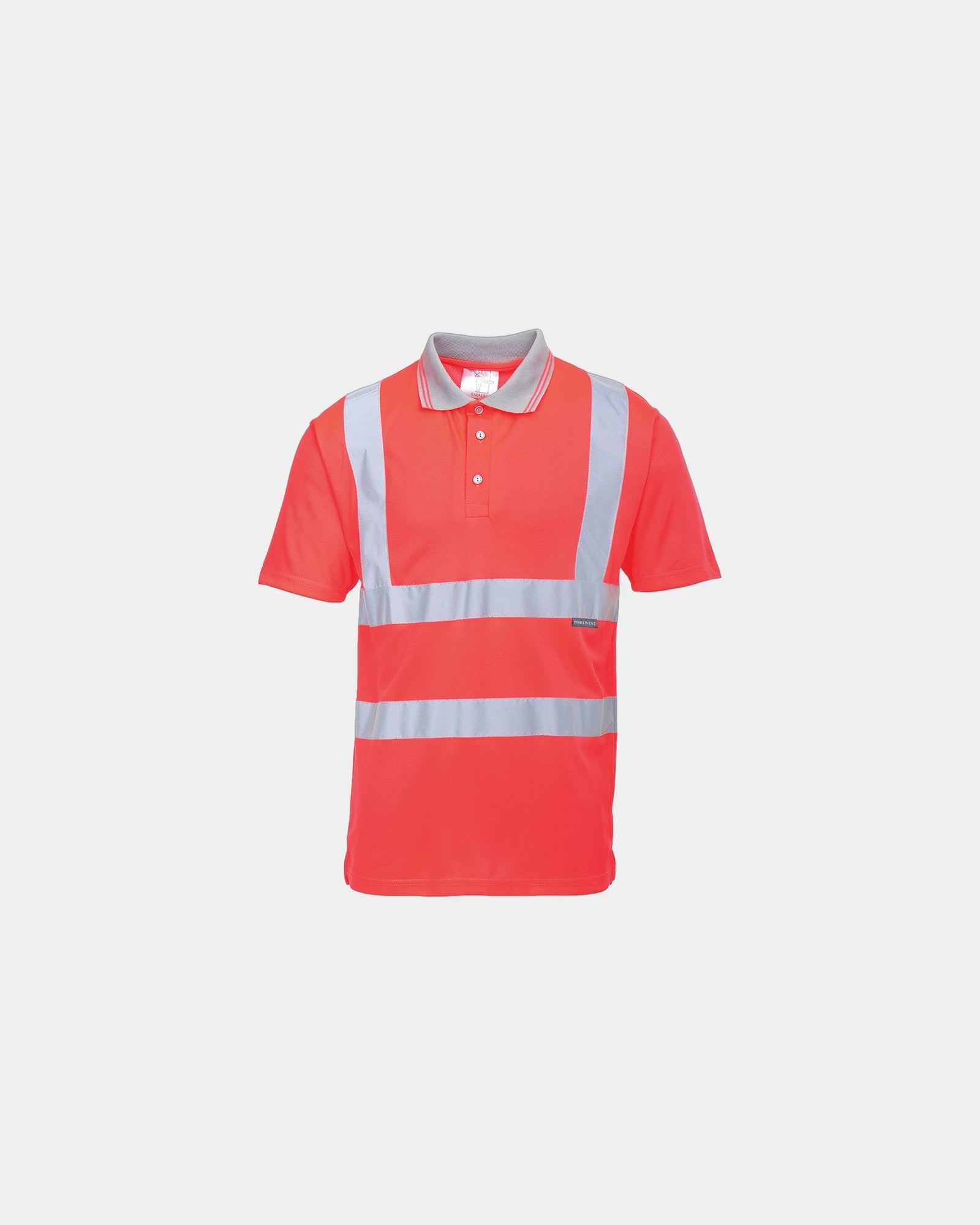 Poloshirt Hi-Vis 100% Polyester Portwest zum Personalisieren - Dunkelblau