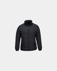 Parka Damen Aspen wasserfest zum Personalisieren - Schwarz-Himmelblau