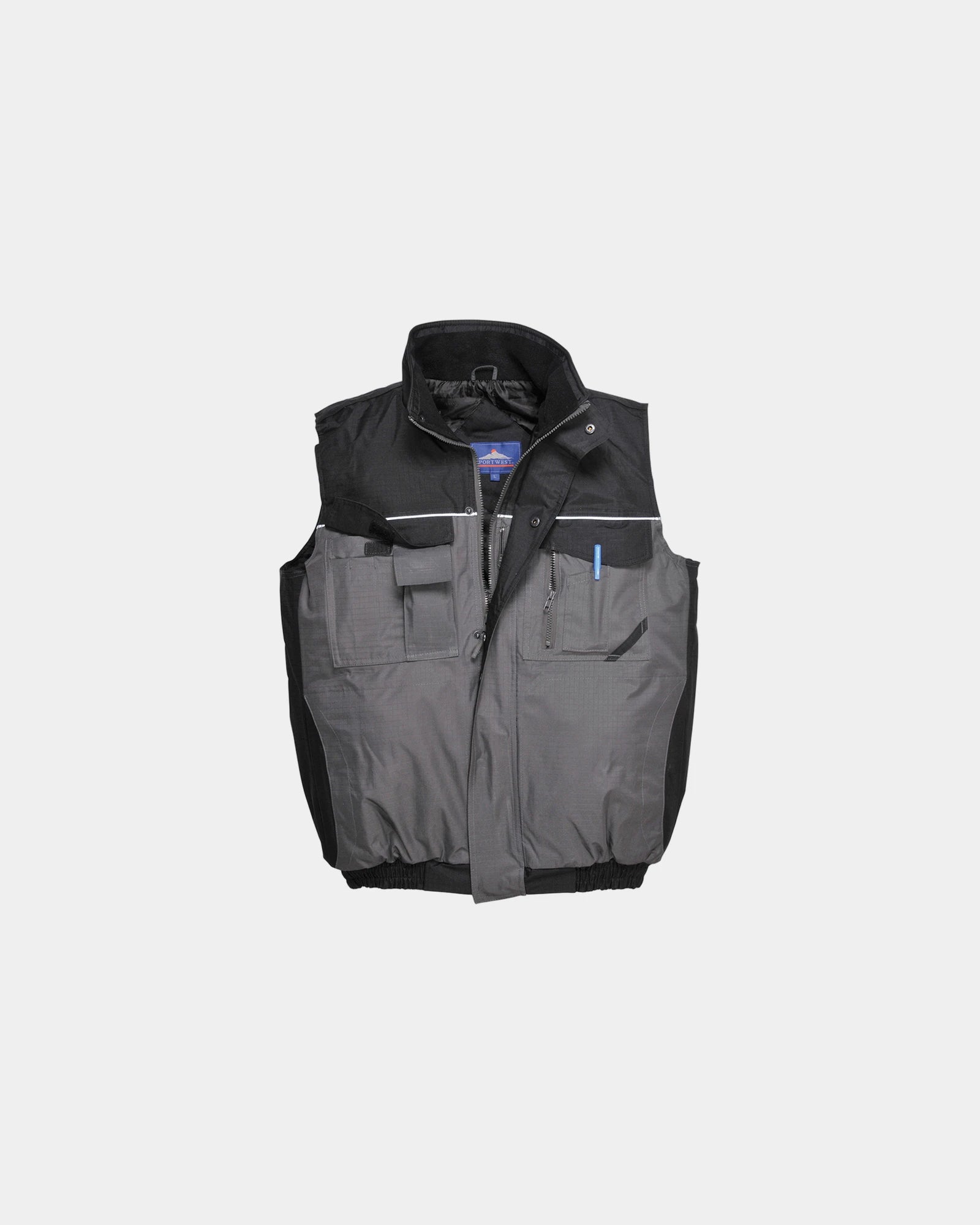 Gilet RS Bicolore zum Personalisieren - Grau