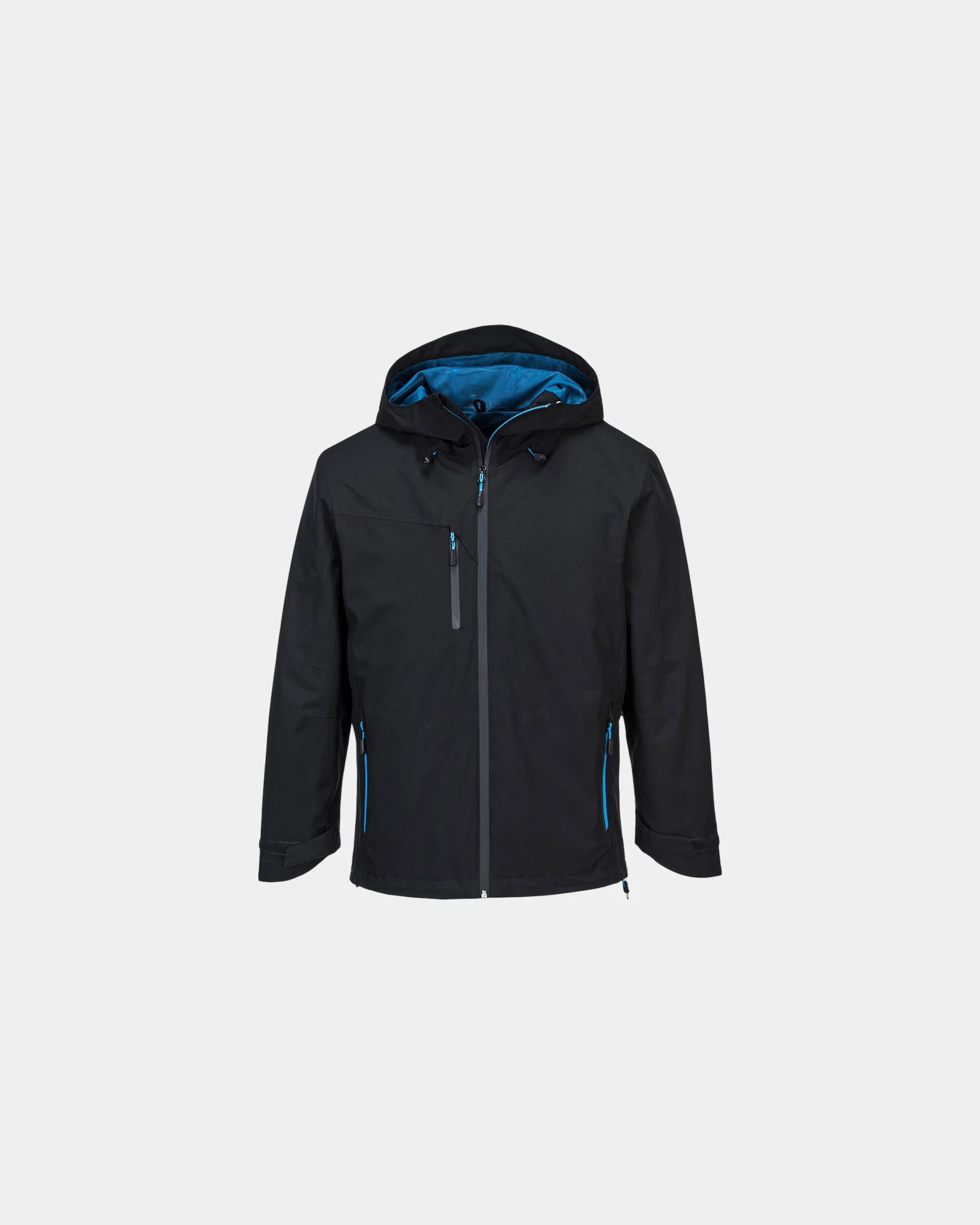 Veste Portwest X3 Shell zum Personalisieren - Schwarz-Himmelblau