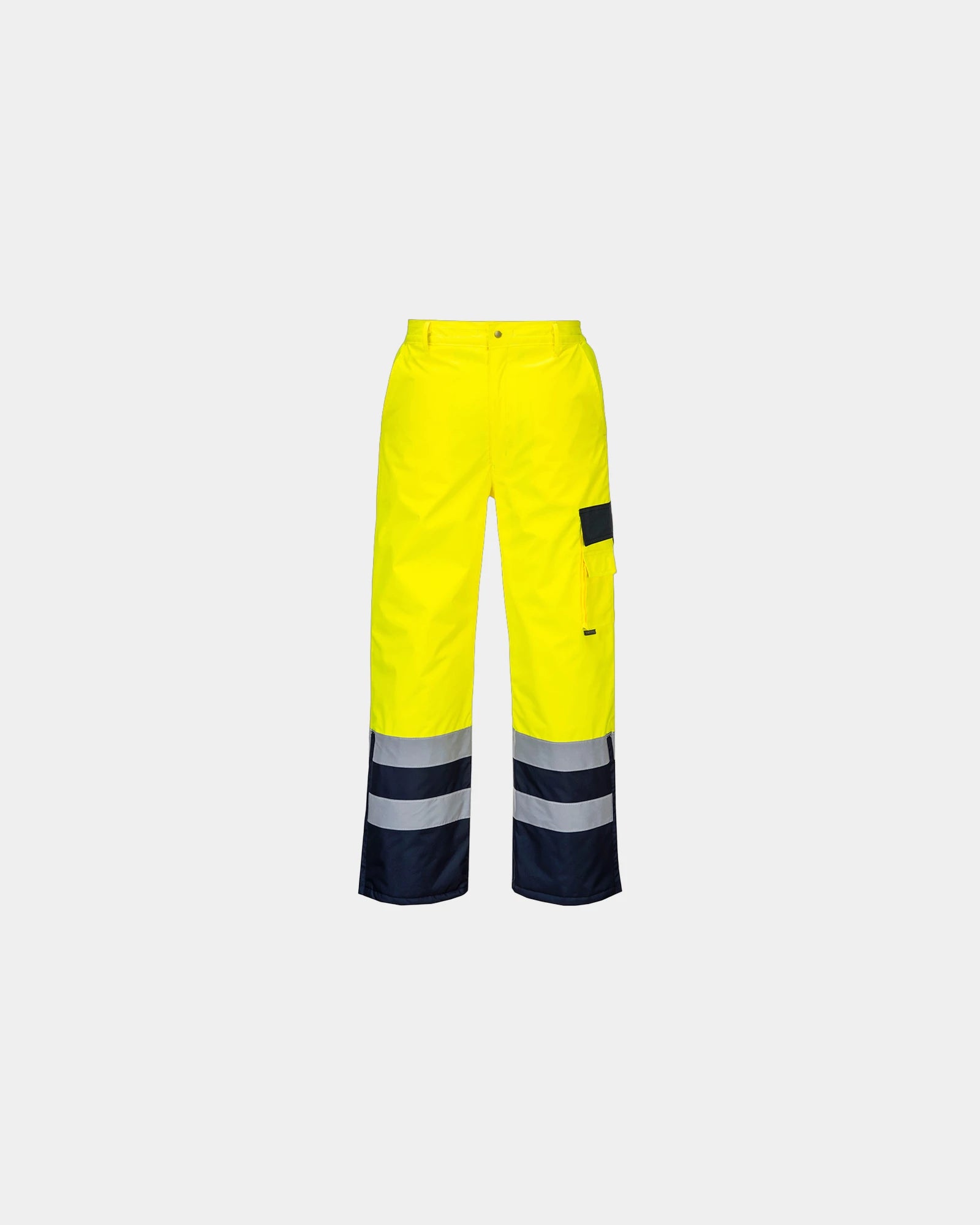 Hose Kontrast zum Personalisieren - Gelb-Marineblau