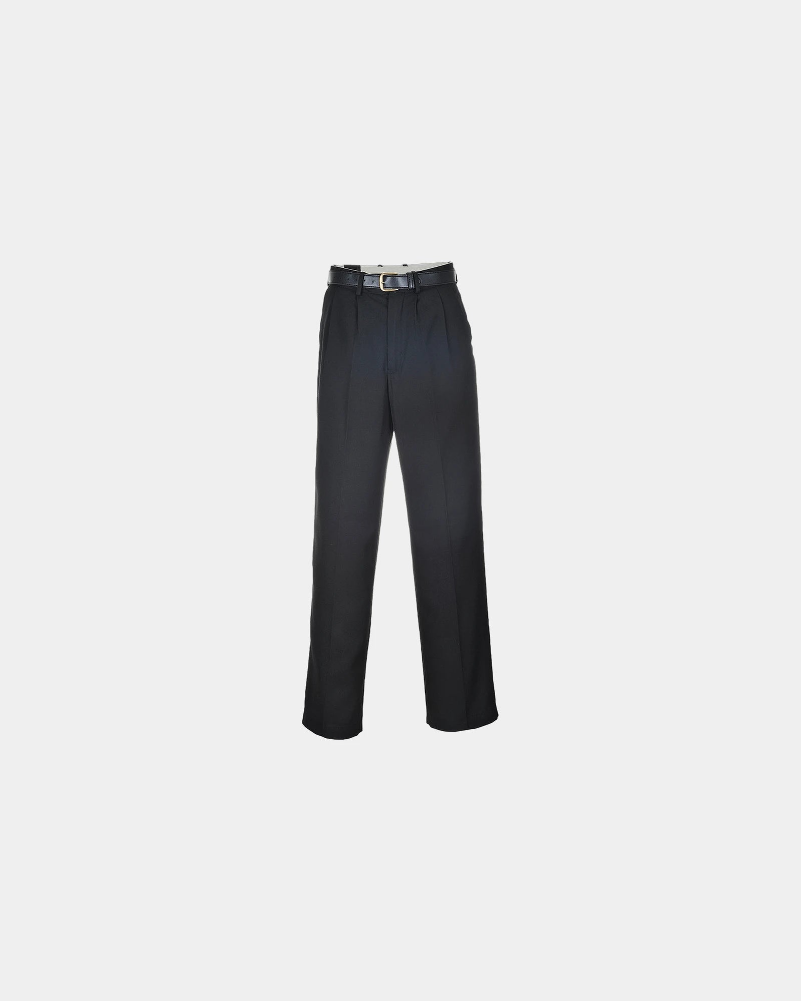 Pantalon Poly Viskose schwarz-blau zum Personalisieren - Schwarz-Himmelblau