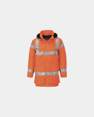 Regenjacke hi-vis zum Personalisieren - Orange