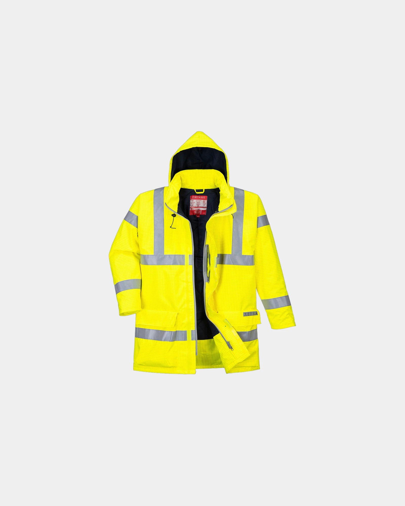 Parka Hi-Vis antistatisch wasserdicht zum Personalisieren - Gelb