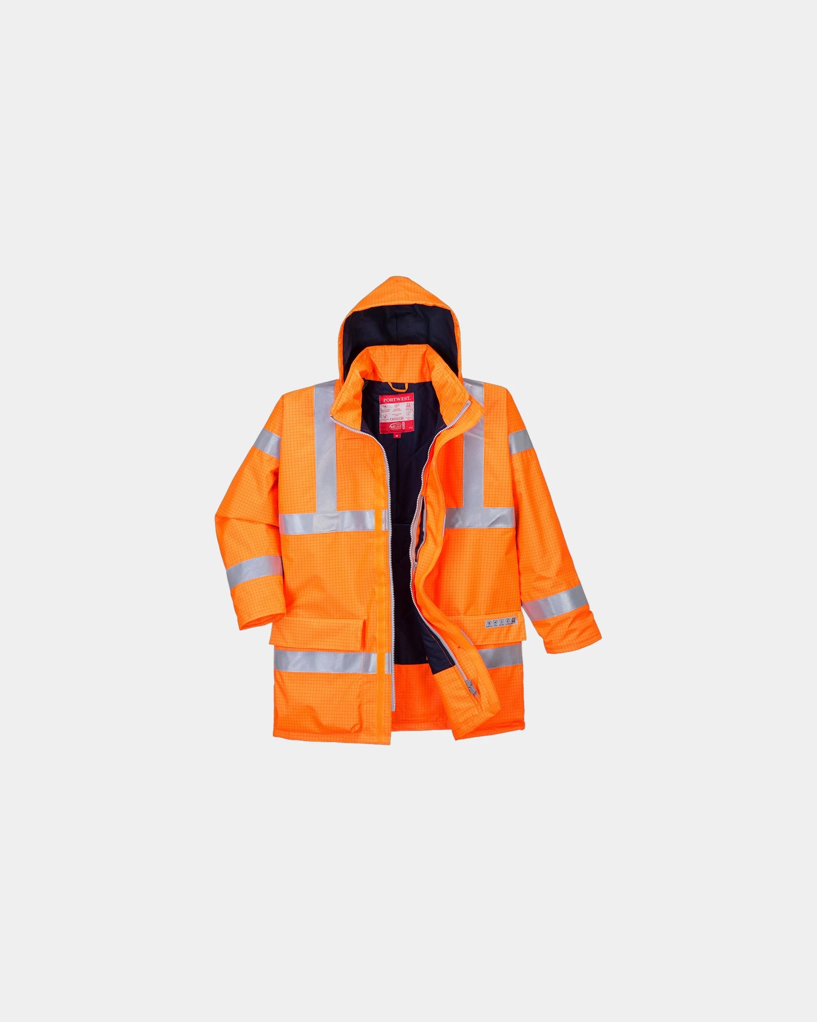 Parka Hi-Vis antistatisch wasserdicht zum Personalisieren - Orange