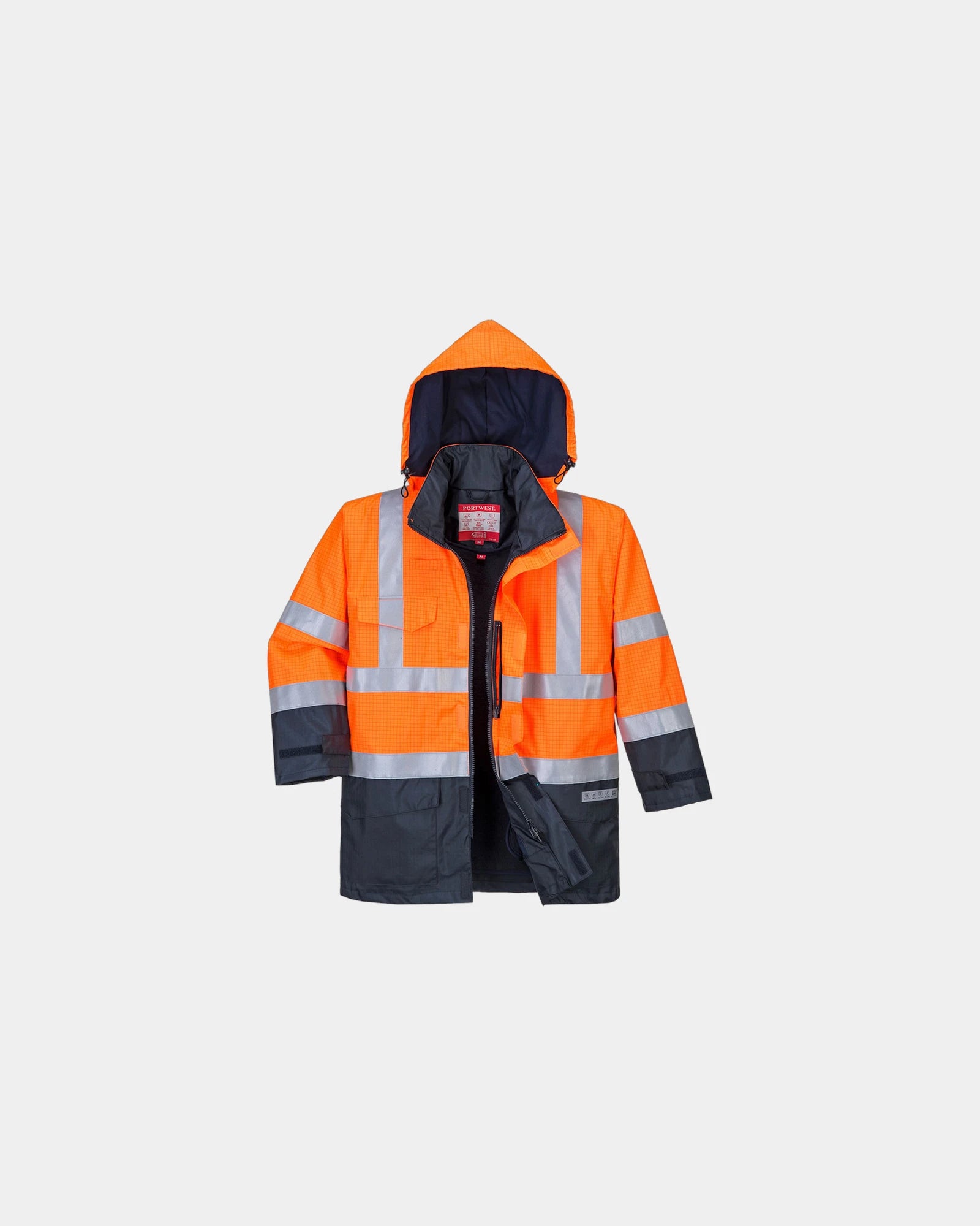Jacke Bizflame Rain zum Personalisieren - Orange
