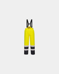 Pantalon multi-risiken wasserdicht Portwest zum Personalisieren - Gelb-Marineblau