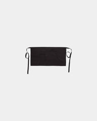 Schürze Canvas 100% Baumwolle schwarz zum Personalisieren - Schwarz-Himmelblau