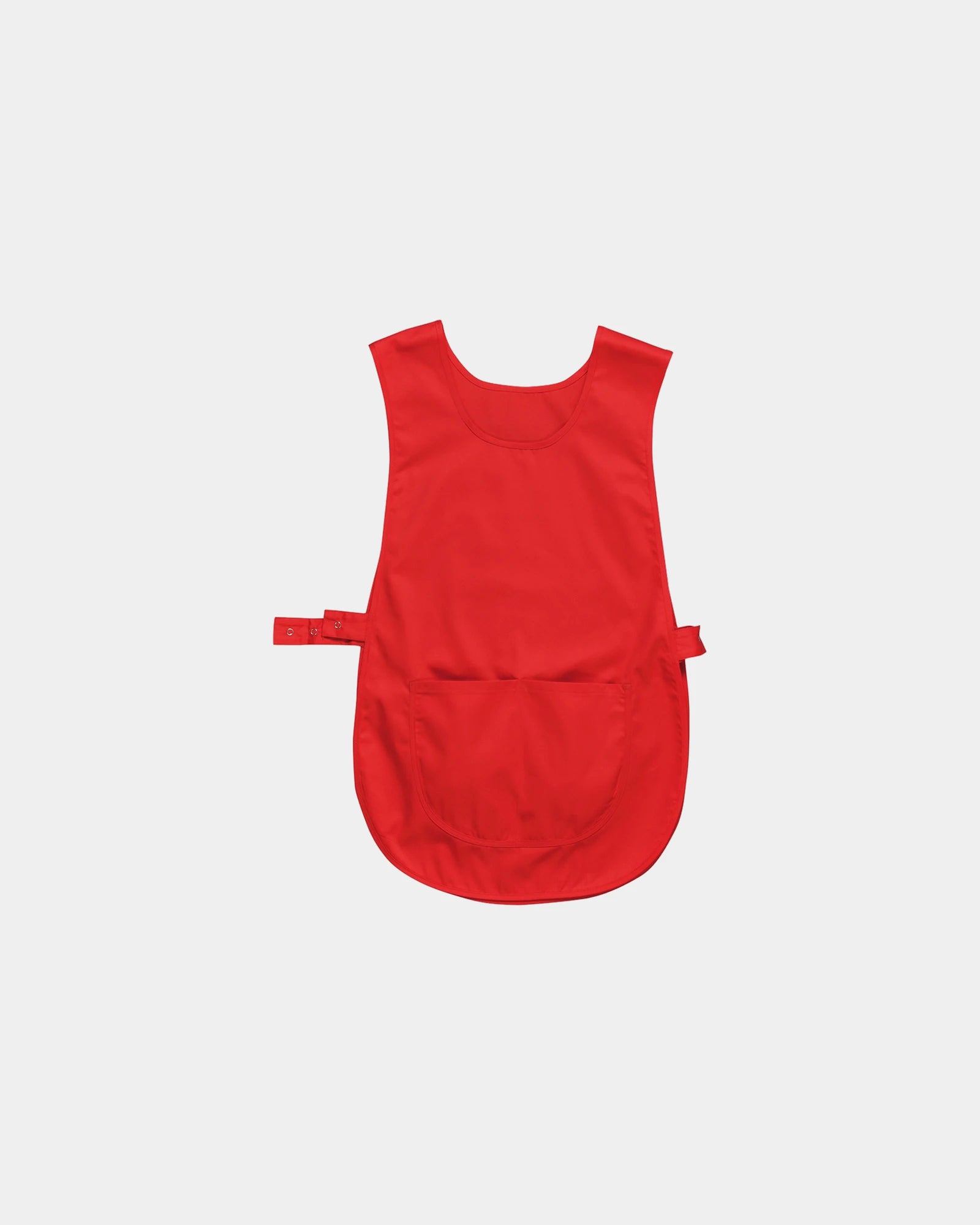 Chasuble Polycoton Kingsmill mit großer Tasche zum Personalisieren - Rot