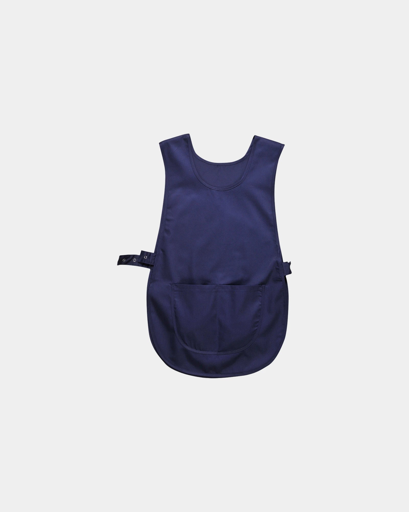 Chasuble Polycoton Kingsmill mit großer Tasche zum Personalisieren - Marineblau
