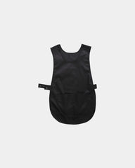 Chasuble Polycoton Kingsmill mit großer Tasche zum Personalisieren - Schwarz-Himmelblau