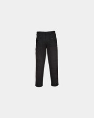 Pantalon Action Poly-Baumwolle Portwest zum Personalisieren - Schwarz-Himmelblau