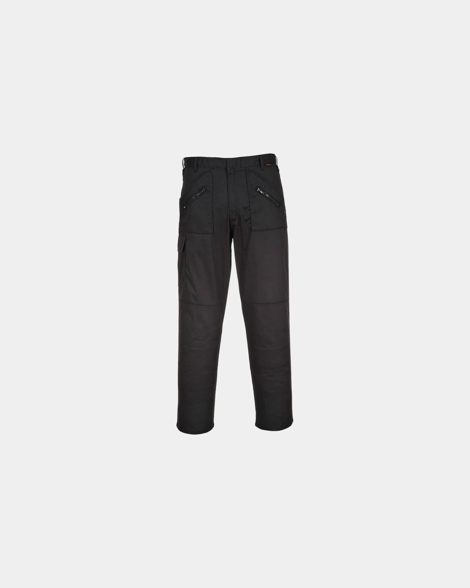 Pantalon Action Stretch PU/PU zum Personalisieren - Schwarz-Himmelblau