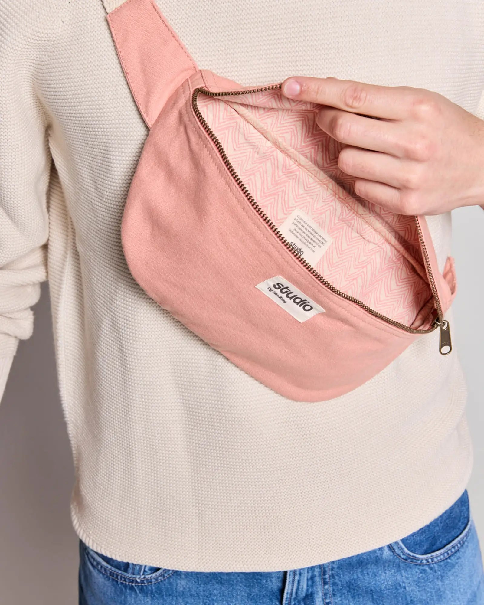 Bauchtasche aus Bio-Baumwolle Hindbag Antoine zum Personalisieren