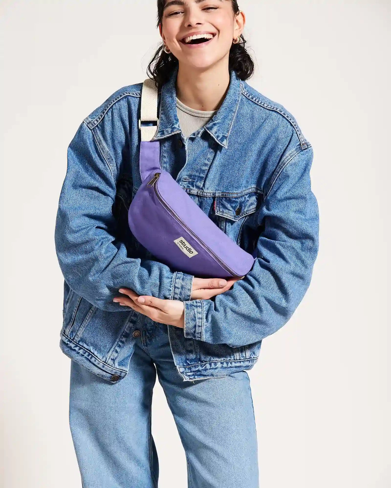 Bauchtasche aus Bio-Baumwolle Hindbag Antoine zum Personalisieren