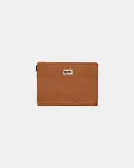 Laptophülle aus Bio-Baumwolle Hindbag Léo 13" zum Personalisieren - Kupfer