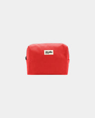 Etui aus GOTS-Bio-Baumwolle Hindbag Estelle M zum Personalisieren - Rot