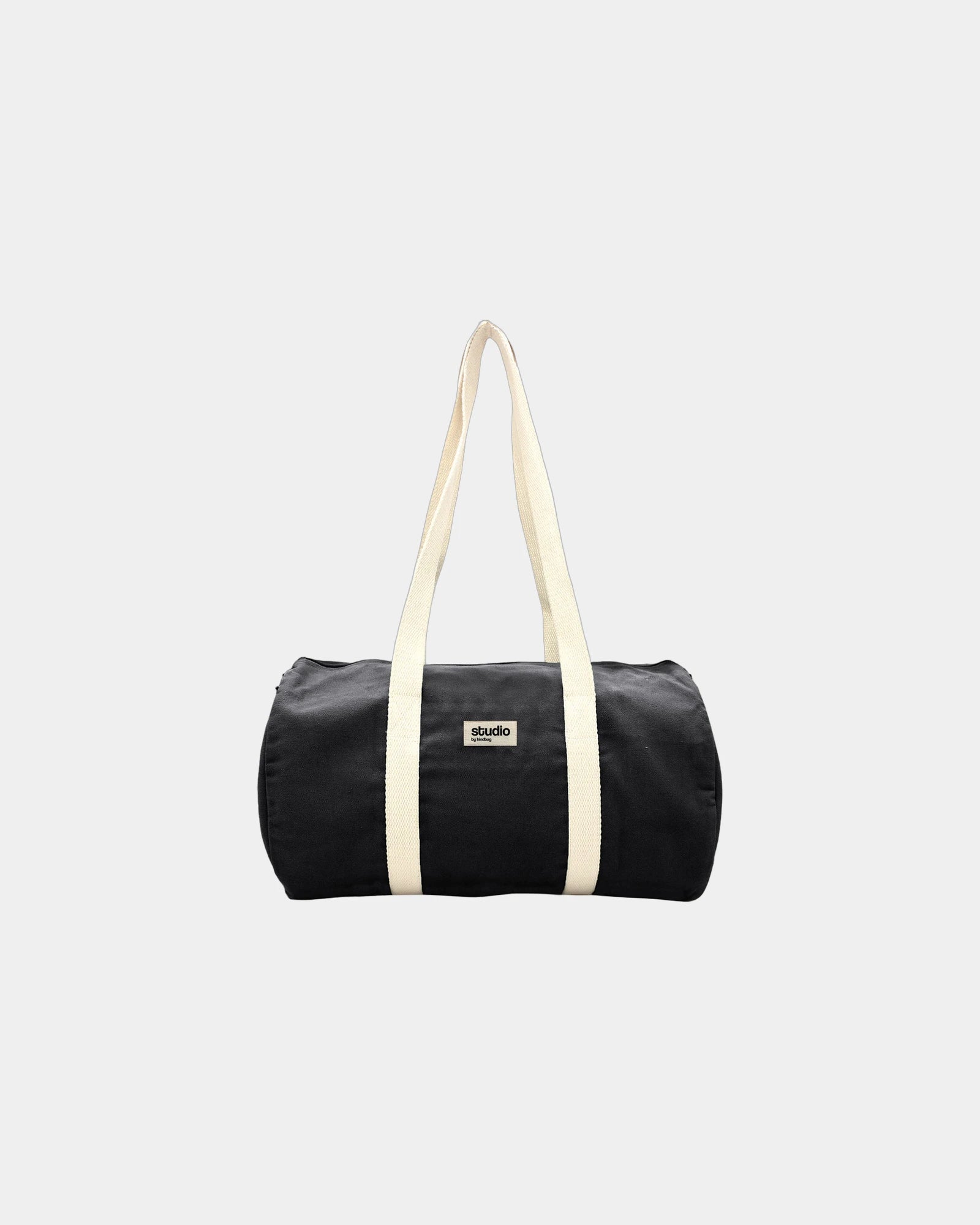 Seesack aus Bio-Baumwolle Hindbag Sam zum Personalisieren - Schwarz