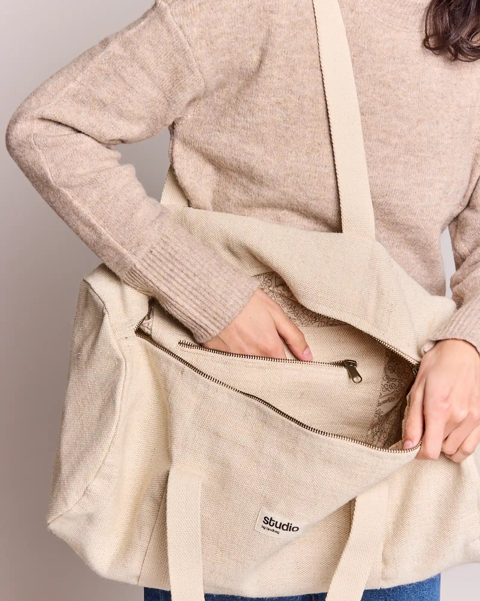 Seesack aus Bio-Baumwolle Hindbag Sam zum Personalisieren - 27