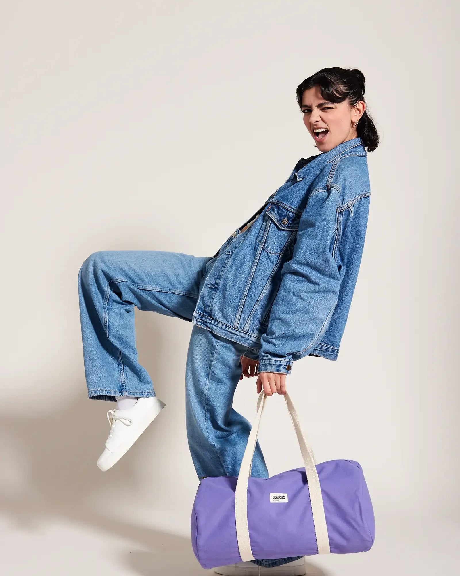 Seesack aus Bio-Baumwolle Hindbag Sam zum Personalisieren - 22