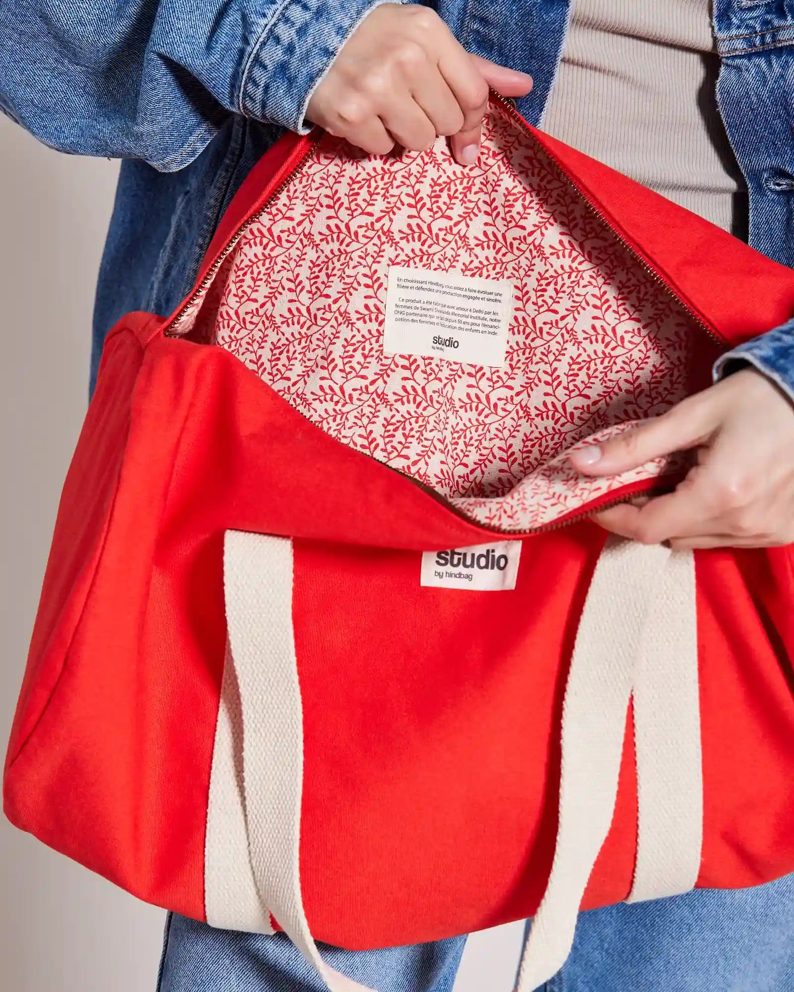 Seesack aus Bio-Baumwolle Hindbag Sam zum Personalisieren - 13