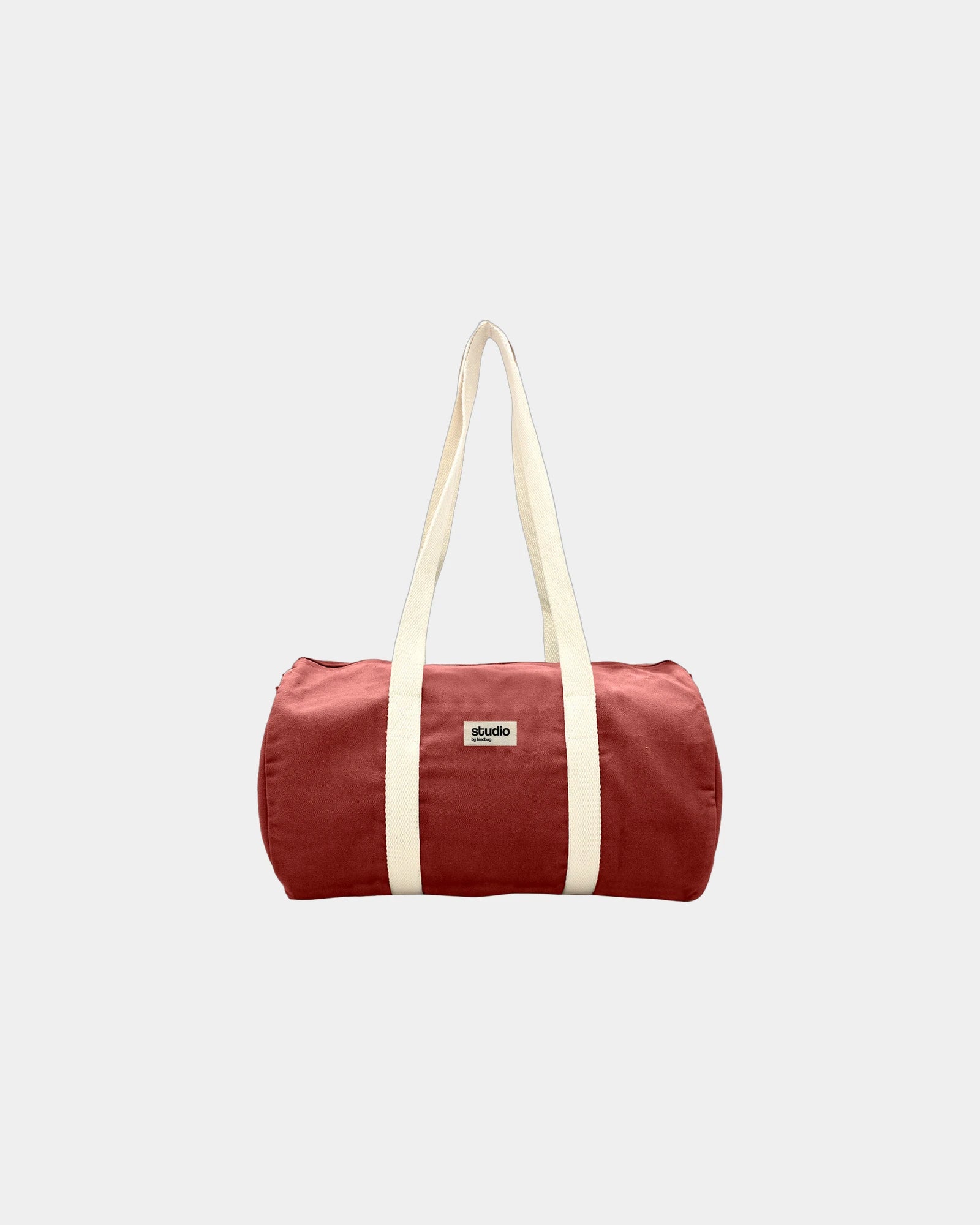 Seesack aus Bio-Baumwolle Hindbag Sam zum Personalisieren - Ziegelrot