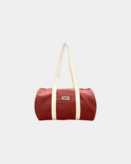 Seesack aus Bio-Baumwolle Hindbag Sam zum Personalisieren - Ziegelrot