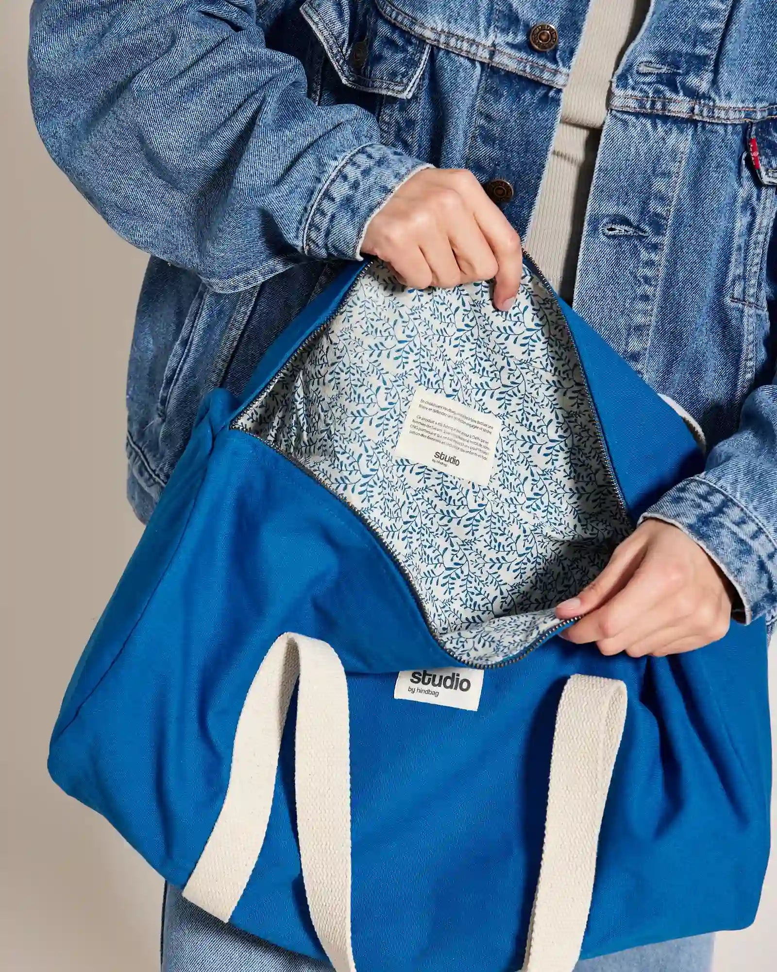Seesack aus Bio-Baumwolle Hindbag Sam zum Personalisieren - 9