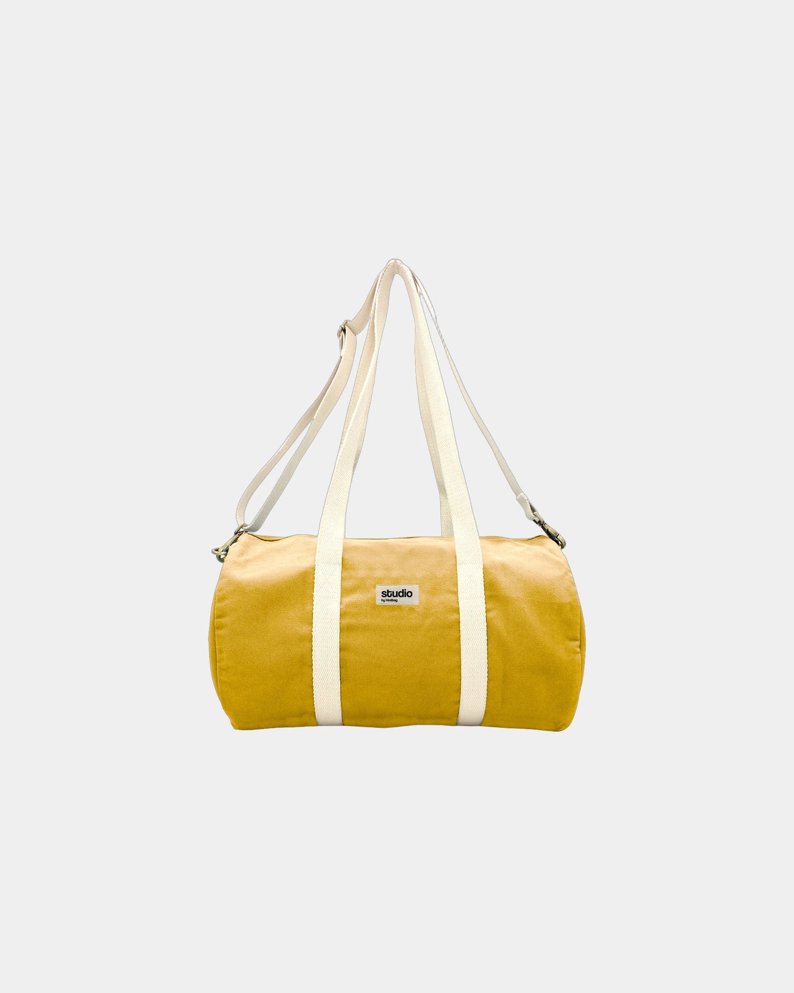 Seesack aus Bio-Baumwolle Hindbag Sam zum Personalisieren - Ocker